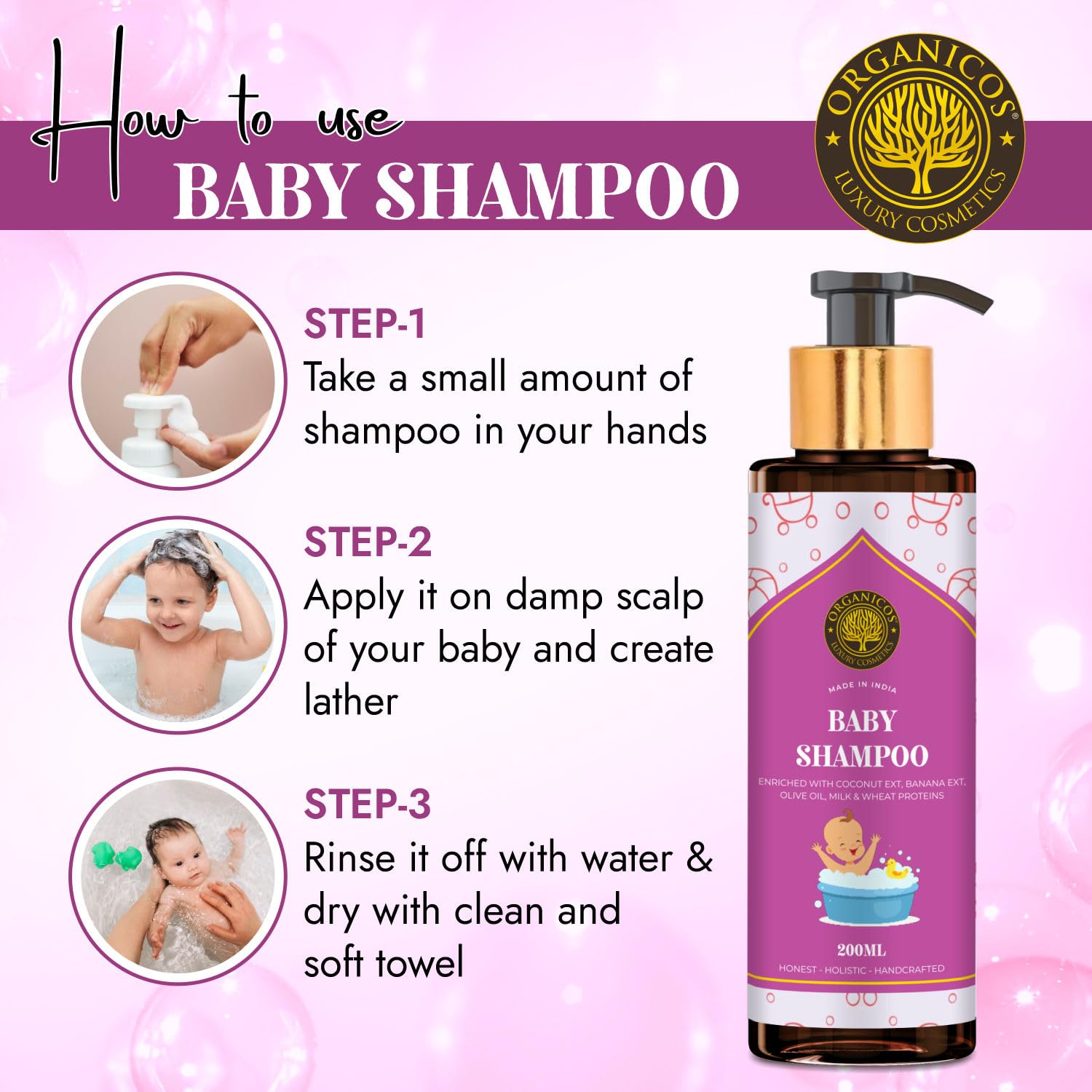Organicos Baby No Tears Shampoo - Grab2buy