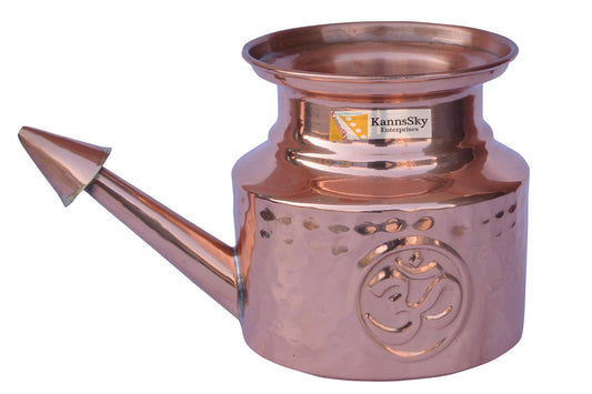 Kannssky Copper Jala Neti Pot for Nasal Wash