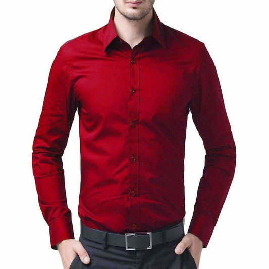 Men's Cotton Solid Full Sleeve Shirts