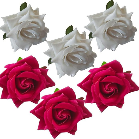 White & Pink Brooches Grab2Buy Mokshi Collections Grab2Buy