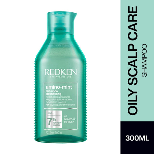 Redken Amino Mint Shampoo With Amino Mint Complex For Sensitive & Oily Scalp