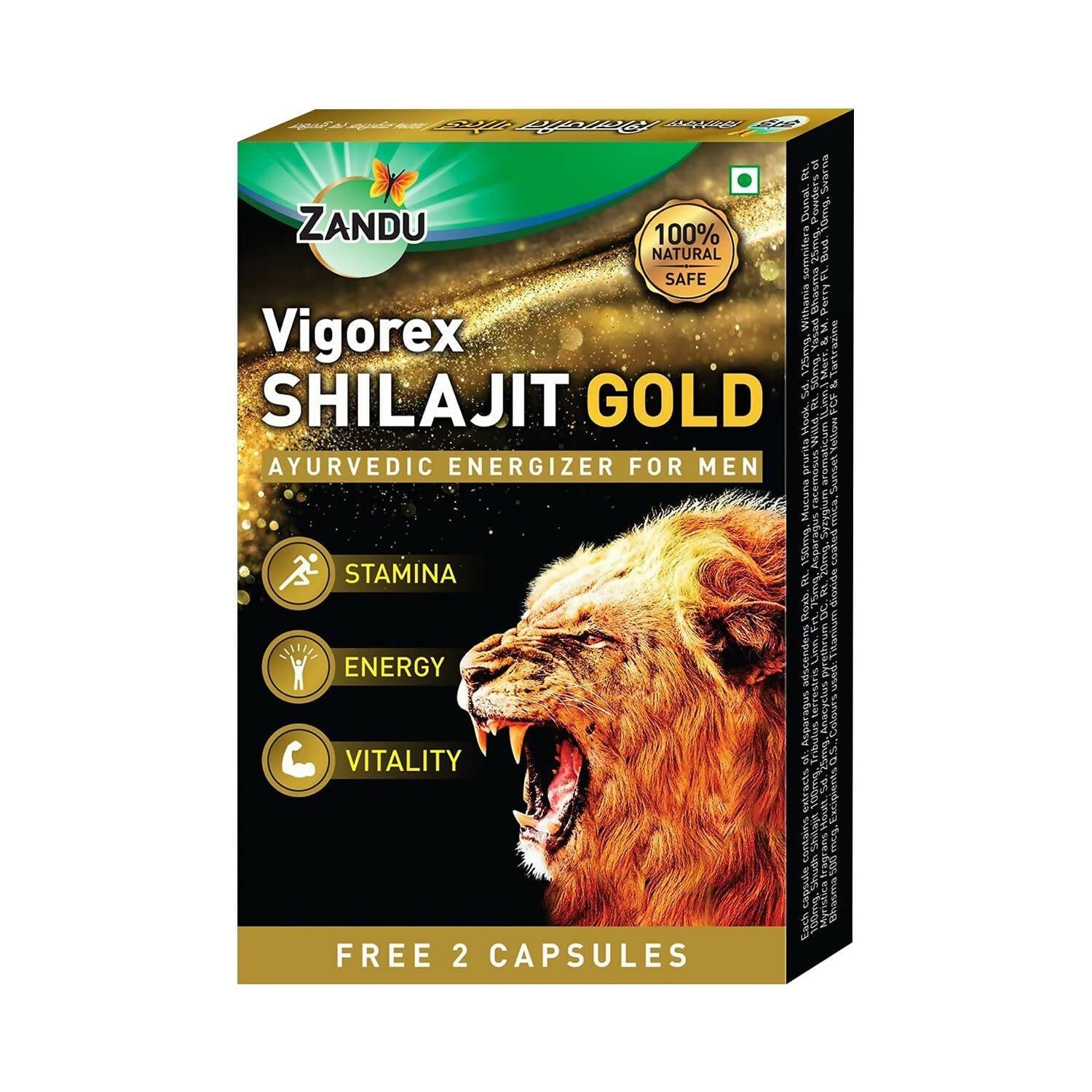 Zandu Vigorex Sj Gold Capsules - Grab2buy