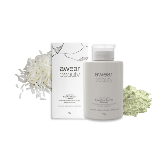 Awear Beauty Glass Skin Superfood Enzyme Cleanser Grab2Buy Awear Beauty Grab2Buy