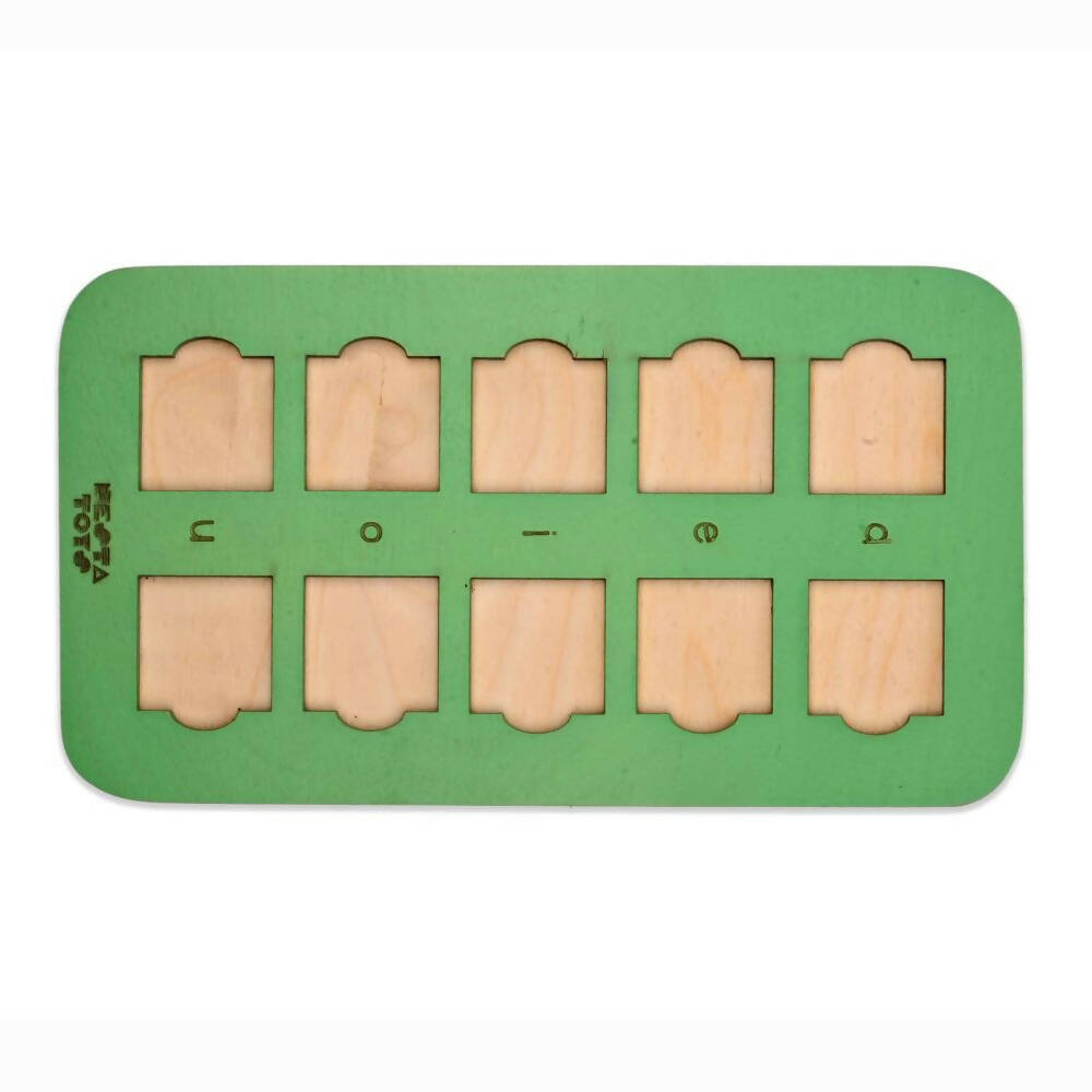 Nesta Toys CVC Board | 3 Letter Word Builder | Phonics Toy - Grab2buy