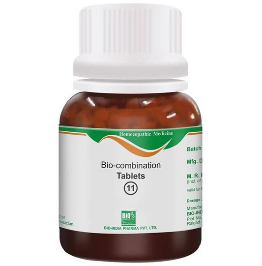 Bio India Homeopathy Bio-combination 11 Tablets