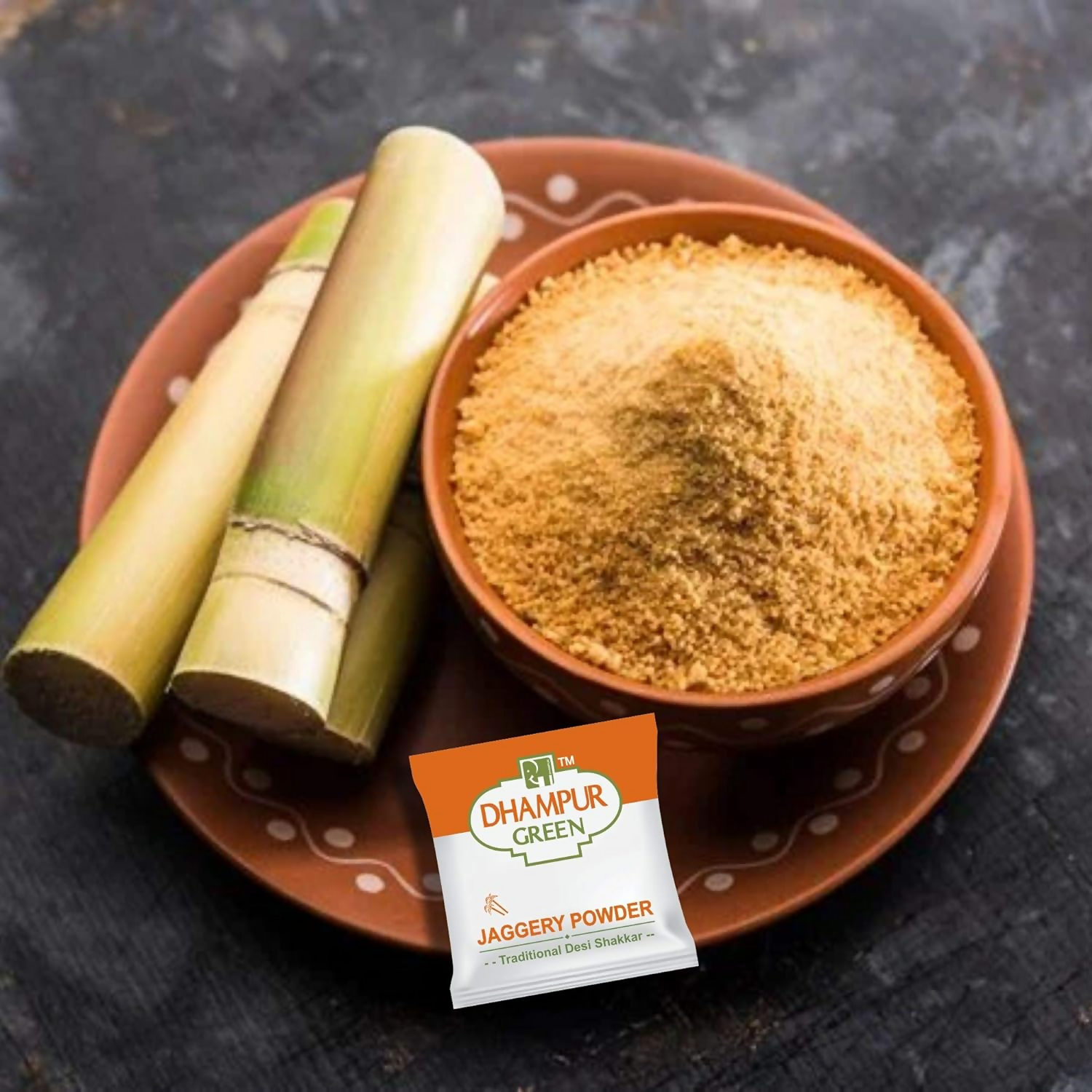 Dhampur Green Jaggery Powder Sachets - Grab2buy