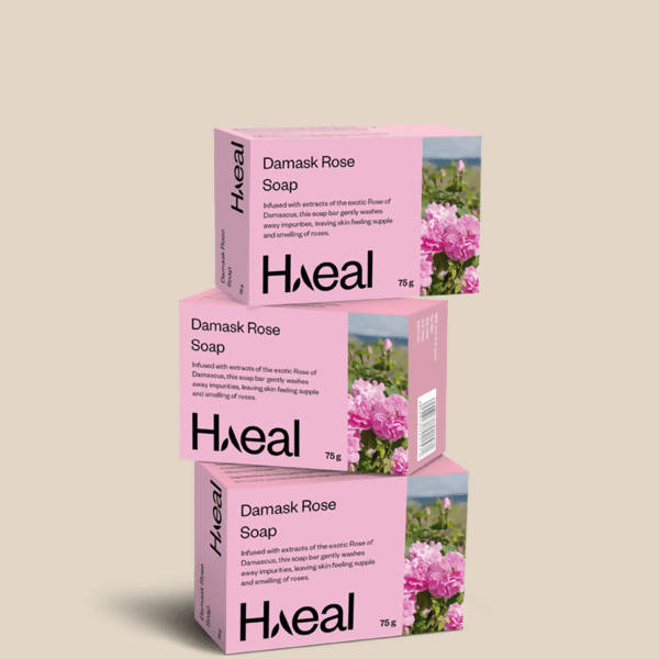 Haeal Damask Rose Soap