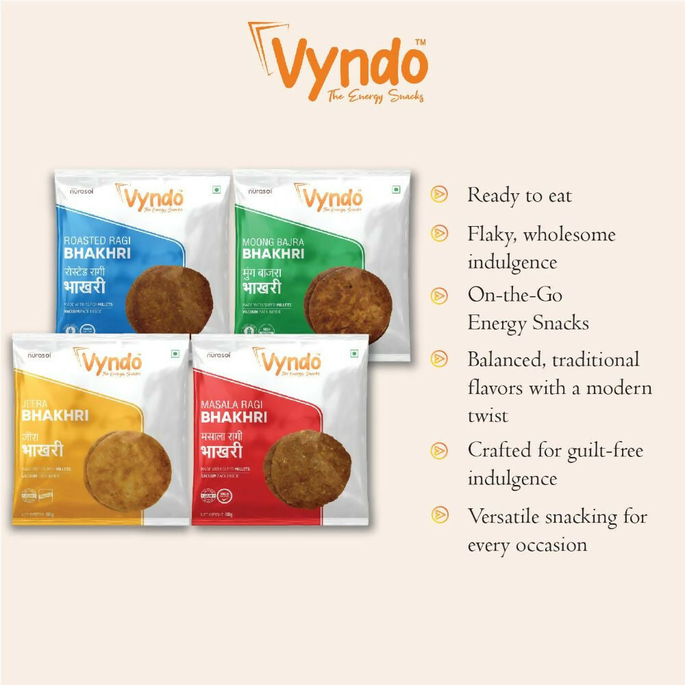 Vyndo Bhakhri Mini Snack Pack Combo - Grab2buy