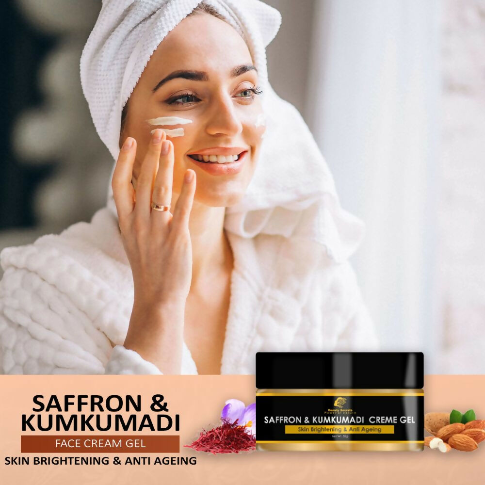 Beauty Secrets Saffron & Kumkumadi Face Cream Gel - Grab2buy