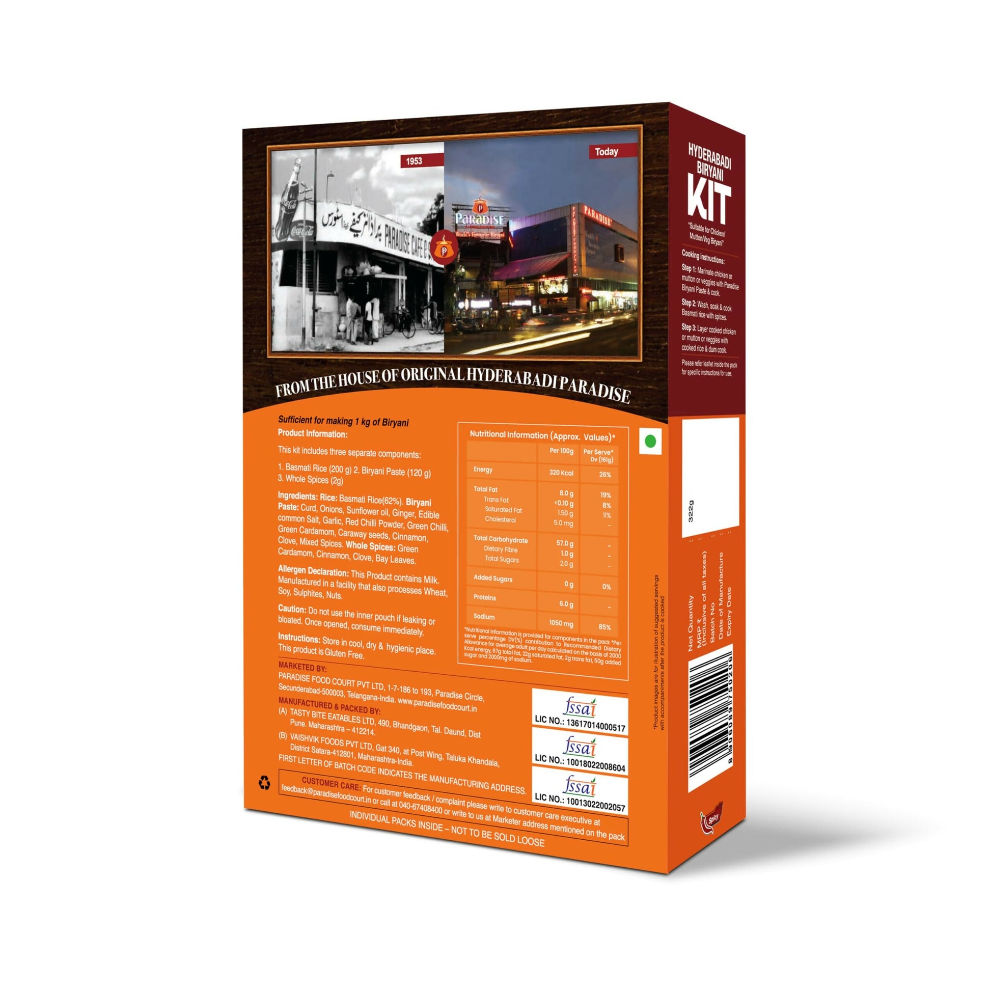 Paradise Hyderabadi Biryani Kit - Grab2buy