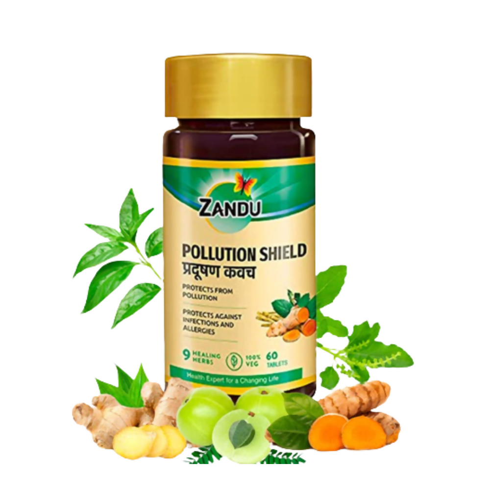 Zandu Pollution Shield Tablets - Grab2buy