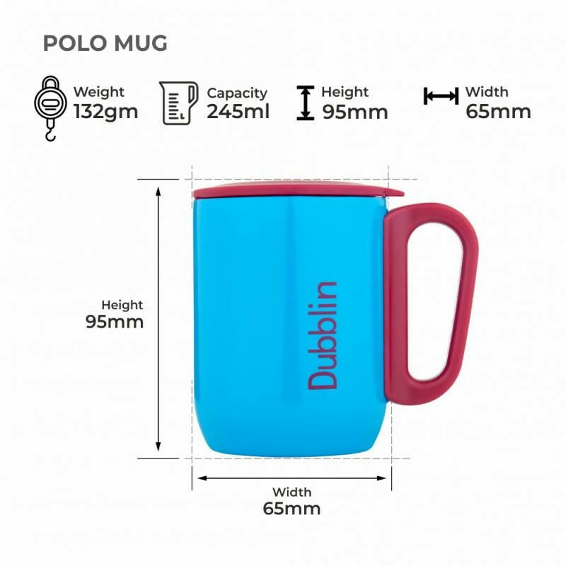 Dubblin Polo Stainless Steel Mug - Grab2buy