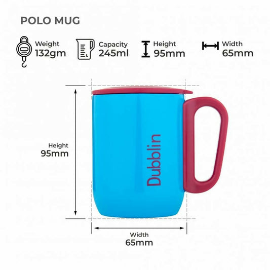 Dubblin Polo Stainless Steel Mug - Grab2buy