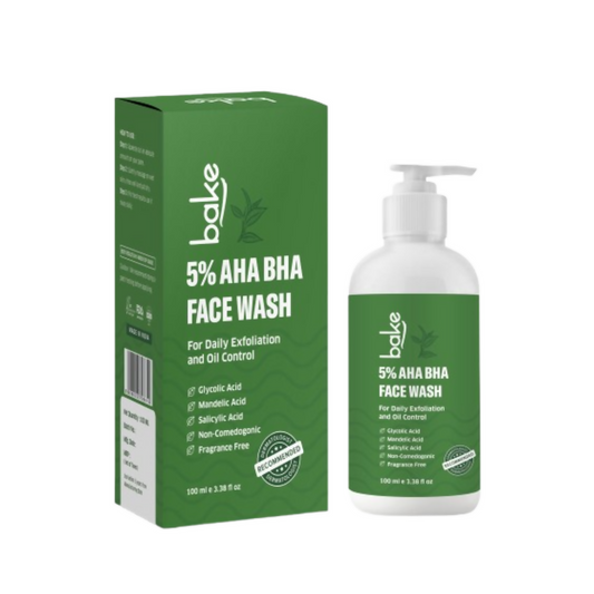 Bake 5% AHA BHA Face Wash With Salicylic Acid Grab2Buy Bake Grab2Buy