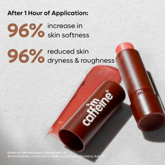 mCaffeine Choco Lip Balm With Berries - Grab2buy