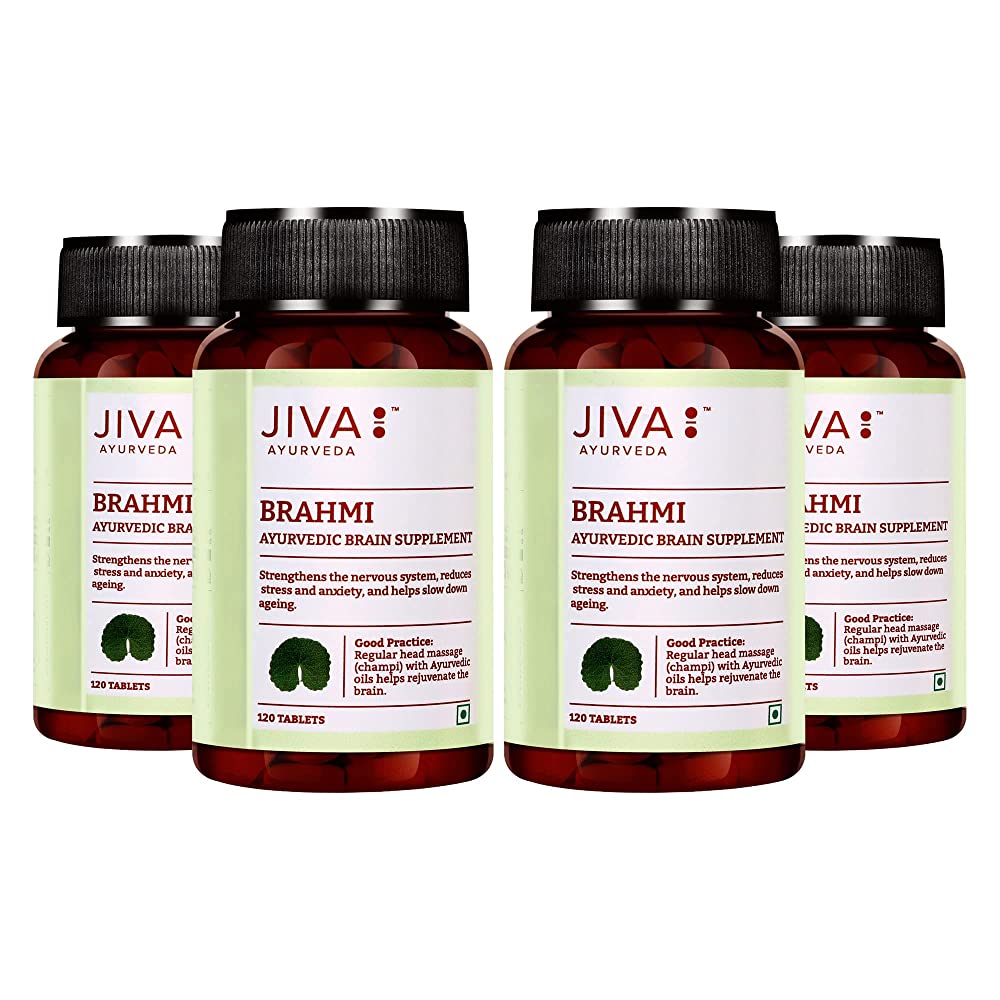 Jiva Ayurveda Brahmi Tablets - Distacart