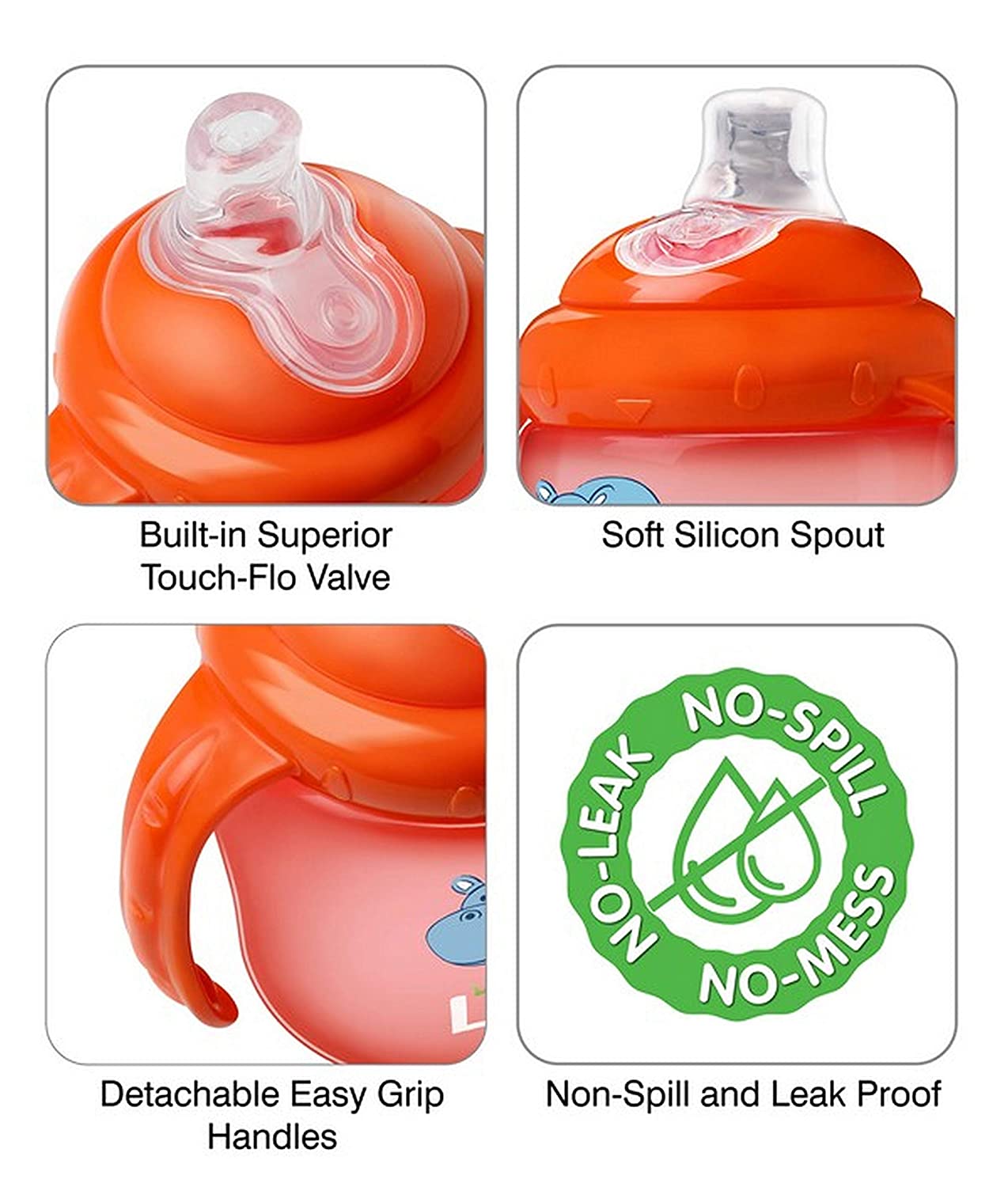 LuvLap Moby Little Sipper/ Sippy Cup Combo - Grab2buy