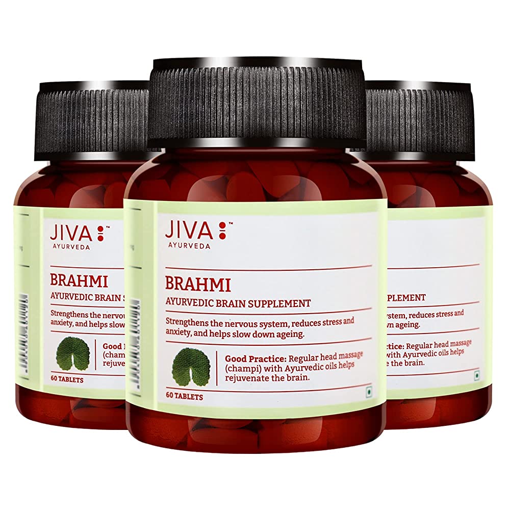 Jiva Ayurveda Brahmi Tablets - Distacart