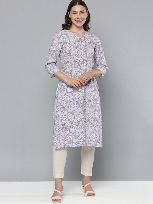 HERE&NOW Floral Printed Kurta