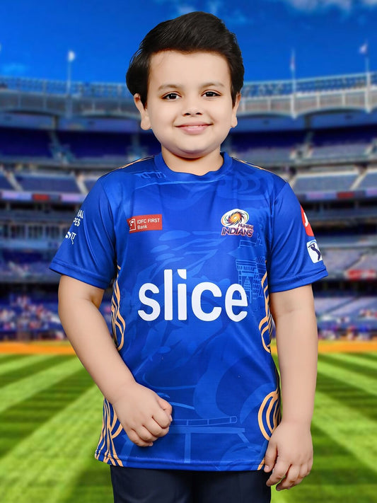 Baesd Kids MI Ipl, T20 Cricket Jersey T-shirt