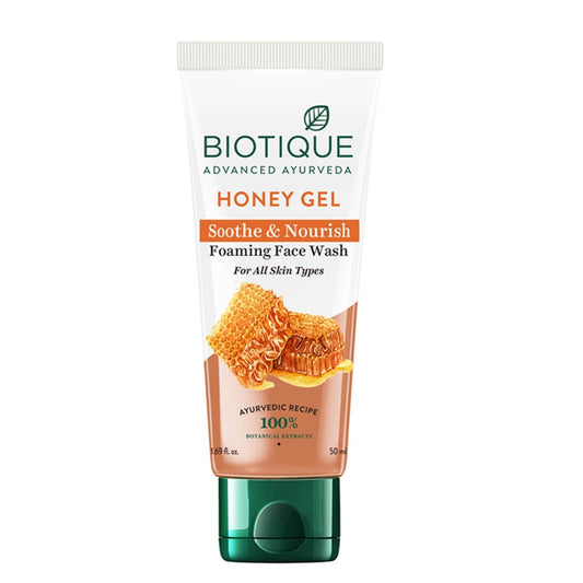Biotique Advanced Ayurveda Bio Honey Gel Refreshing Foaming Face Wash Grab2Buy Biotique Grab2Buy