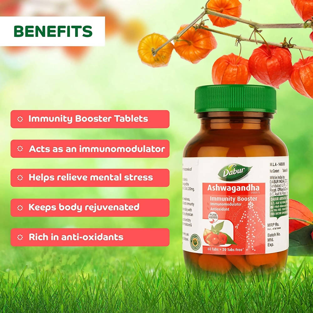 Dabur Ashwagandha Tablets Immunity Booster benfits