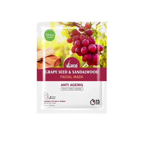 VCare Grapeseed and Sandalwood Facial Mask Grab2Buy VCare Grab2Buy