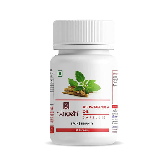 Ningen Ashwagandha Oil Capsules - Grab2buy