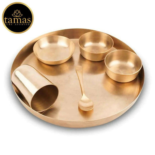 Tamas Bronze Shahi Dinner Set Grab2Buy Tamas Ayurveda Grab2Buy