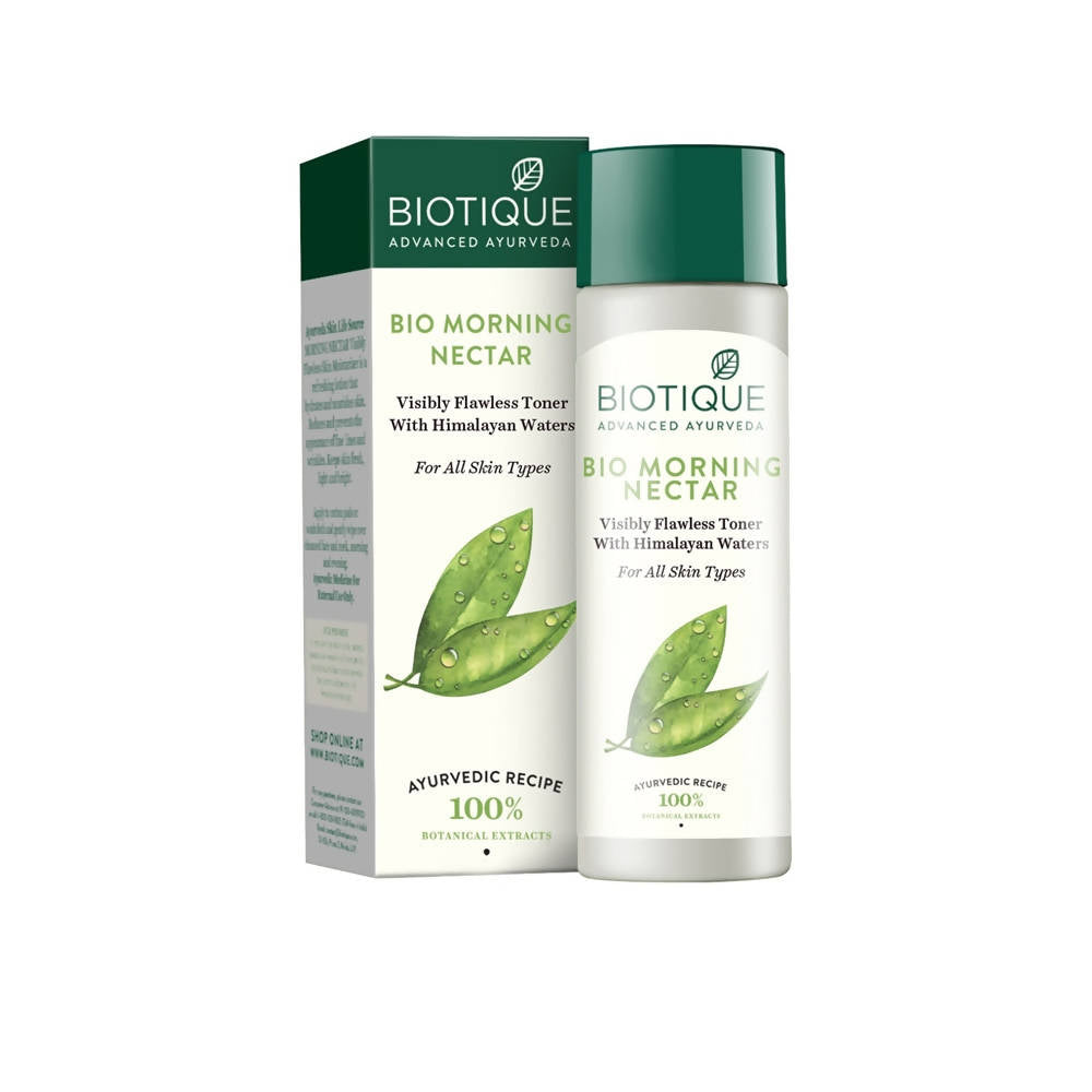 Biotique Advanced Ayurveda Bio Morning Nectar Visibly Flawless Toner - Grab2buy