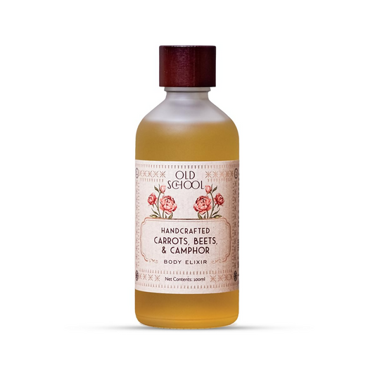 Old School Rituals Carrots Beets & Camphor Body Elixir Nourishing & Toning Body Oil Grab2Buy Old School Grab2Buy