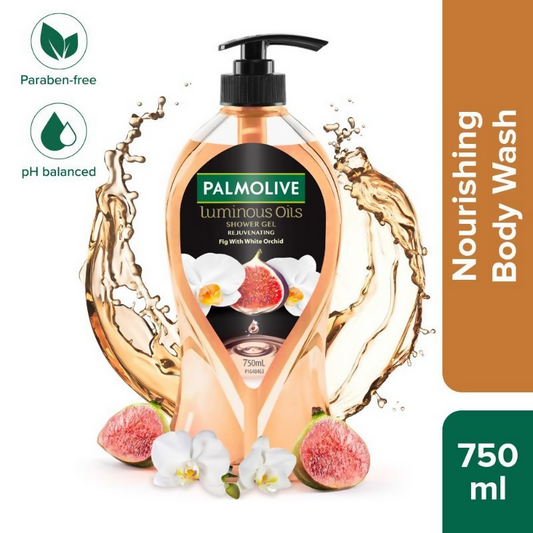 Palmolive White Orchid & Fig Oil Luminous Oils Rejuvenating, Nourishing Body Wash Grab2Buy Palmolive Grab2Buy