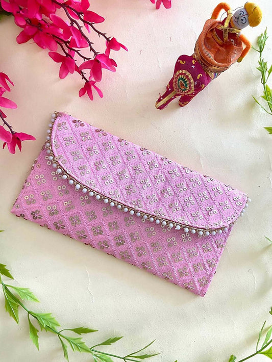 Joban Fashion Bridal Purse - Baby Pink