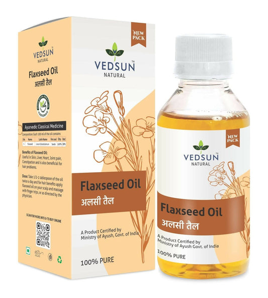 Vedsun Naturals Flax Seed Oil Alsi Ka Tel Pure Omega 3 Rich Grab2Buy Vedsun Grab2Buy