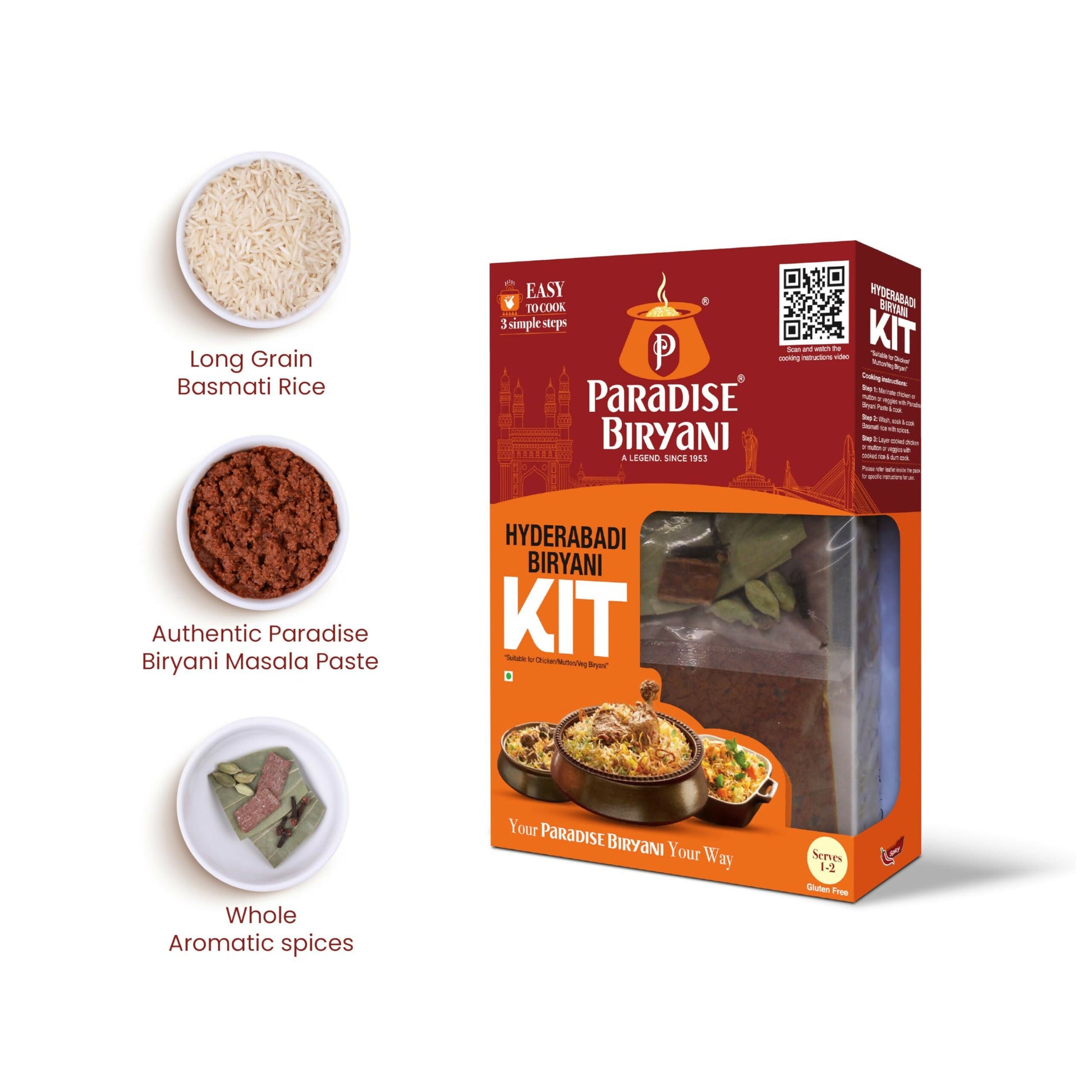 Paradise Hyderabadi Biryani Kit - Grab2buy