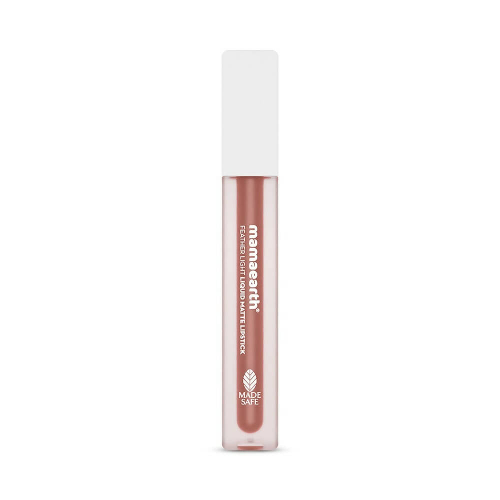 Mamaearth Feather Light Liquid Matte Lipstick - Nude Brown - Grab2buy