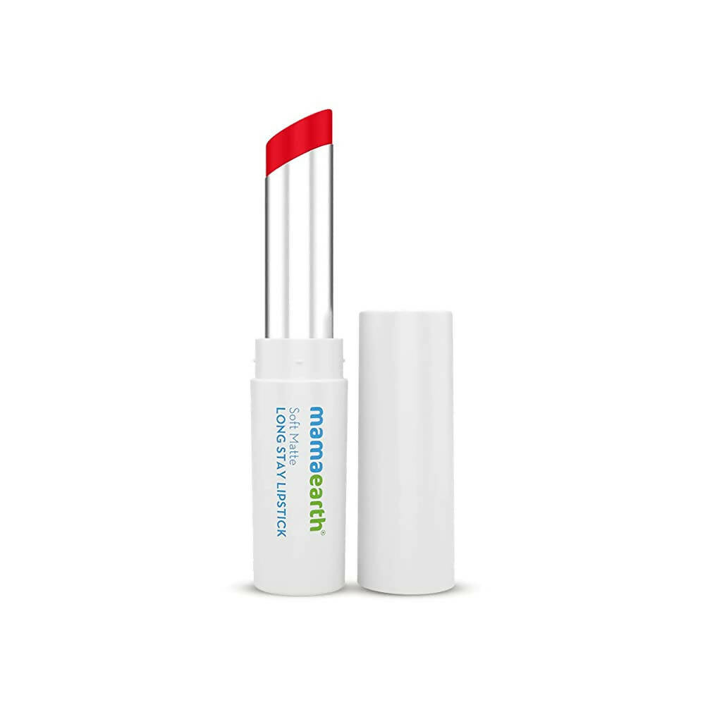 Mamaearth Soft Matte Long Stay Lipstick - Red Dahlia - Grab2buy