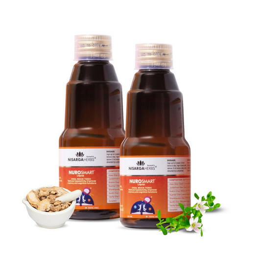 Nisarga Herbs Nurosmart Brain Booster Syrup For Kids (2–12Y)