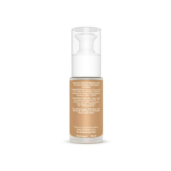 Mamaearth Hydra-Glow Full Coverage Foundation With Vitamin C & Turmeric - Nude Glow - Grab2buy