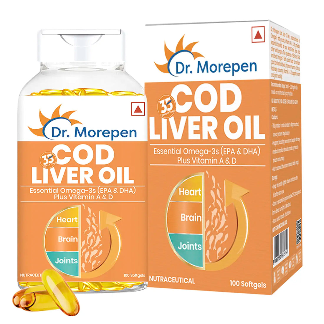 Dr. Morepen Cod Liver Oil Softgels - Grab2buy