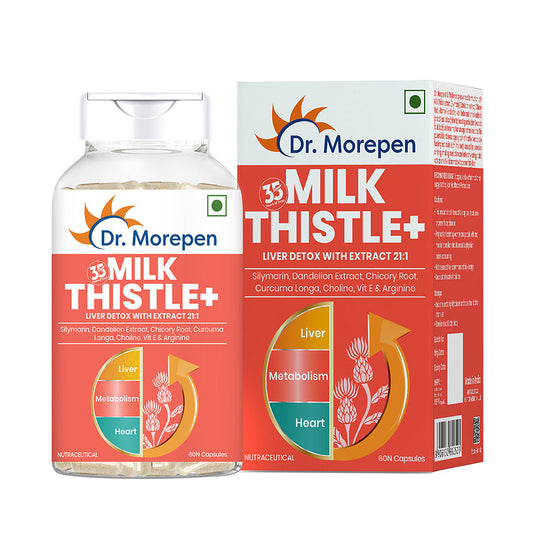 Dr. Morepen Milk Thistle+ Capsules For Liver Health - Grab2buy