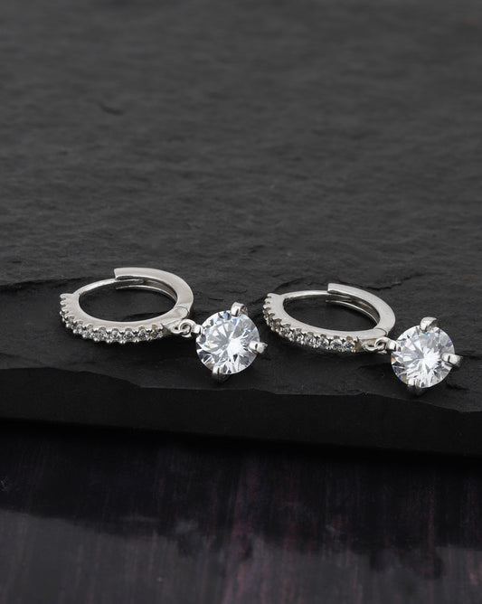 Gold-Polished Oval Drop Earring - Wahe Jewels Noz2Toz