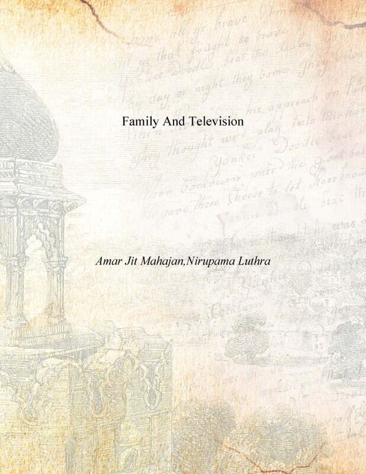 Family and Television - Gyan Books