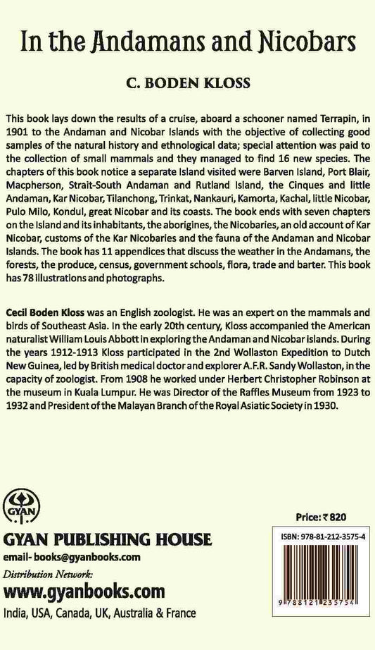 In The Andamans And Nicobars: The Narrative Of A Cruise In The Schooner “Terrapin,” With Notices Of The Islands, Their Fauna, Ethnology, Etc - Gyan Books