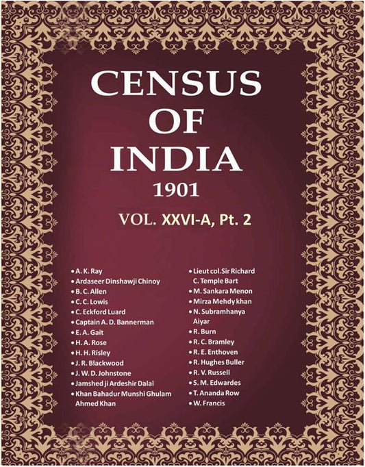 Census of India 1901: Travancore - Imperial Tables Book 63 Vol. XXVI-A, Pt. 2 - Gyan Books
