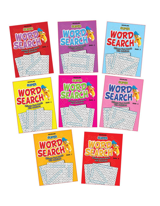 Dreamland Super Word Search - 1-8 (8 titles) Pack
