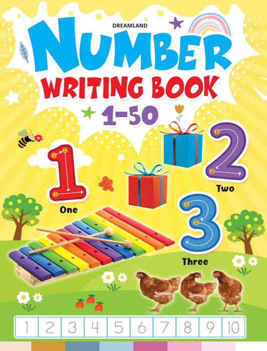 Dreamland Number Writing Book 1-50