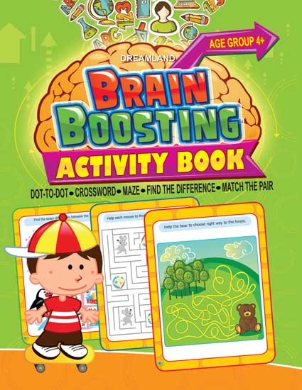 Dreamland Publications Brain Boosting - Find The Difference (Age 4+) : Children Interactive & Activity Book