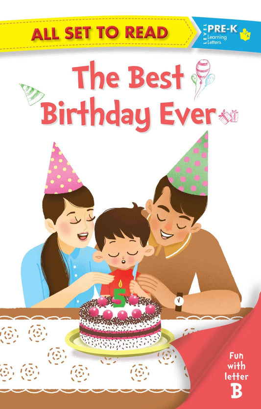All set to Read fun with B The Best Birthday Ever - Om Books