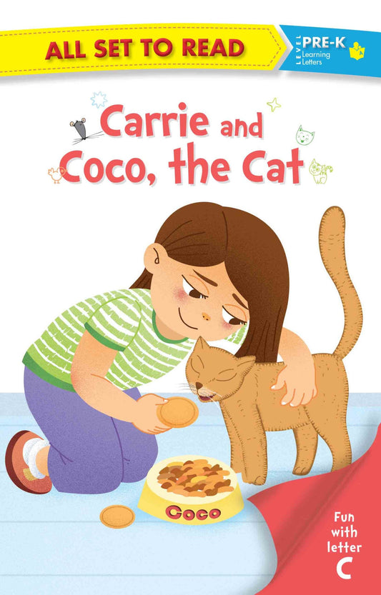 All set to Read fun with Letter C Carrie and Coco the Cat - Om Books